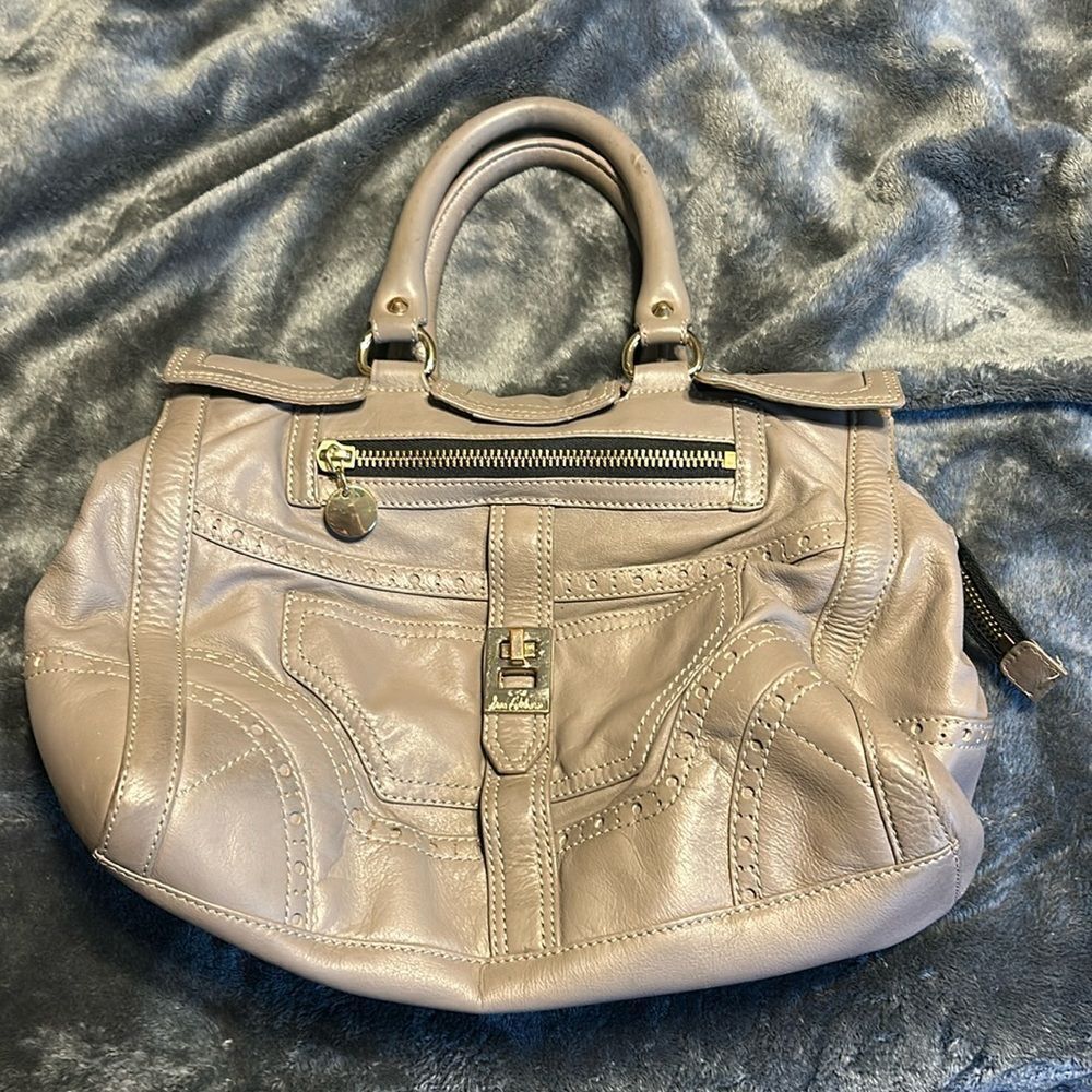 Sam Edelman taupe leather hand bag